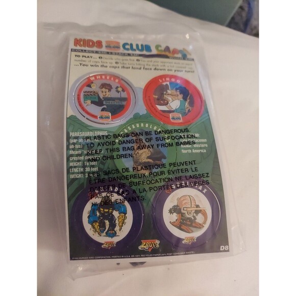 Micro Machines Z Bots Buzzsaw Burger King Kids Meal Figure Galoob 1993 SEALED 4 - Picture 9 of 10